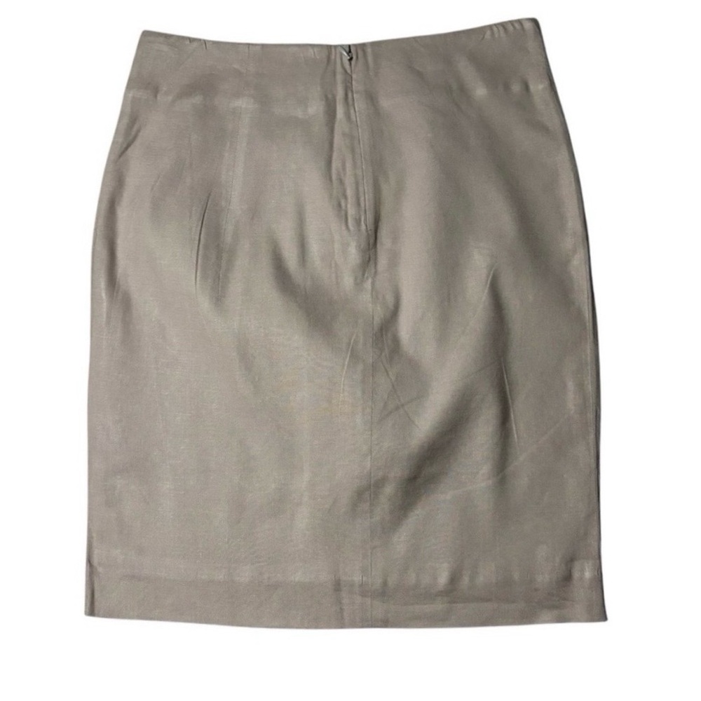 VINCE Women’s Linen Pencil Skirt Style V0790-30121 Size 8 Taupe